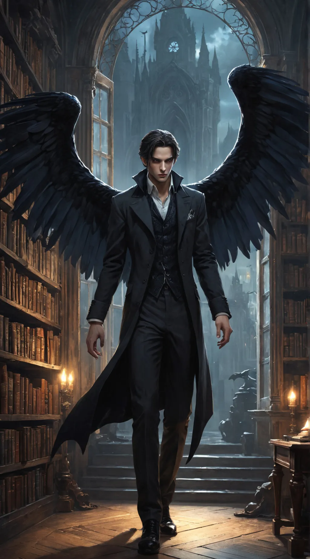 ai character: Lucien background