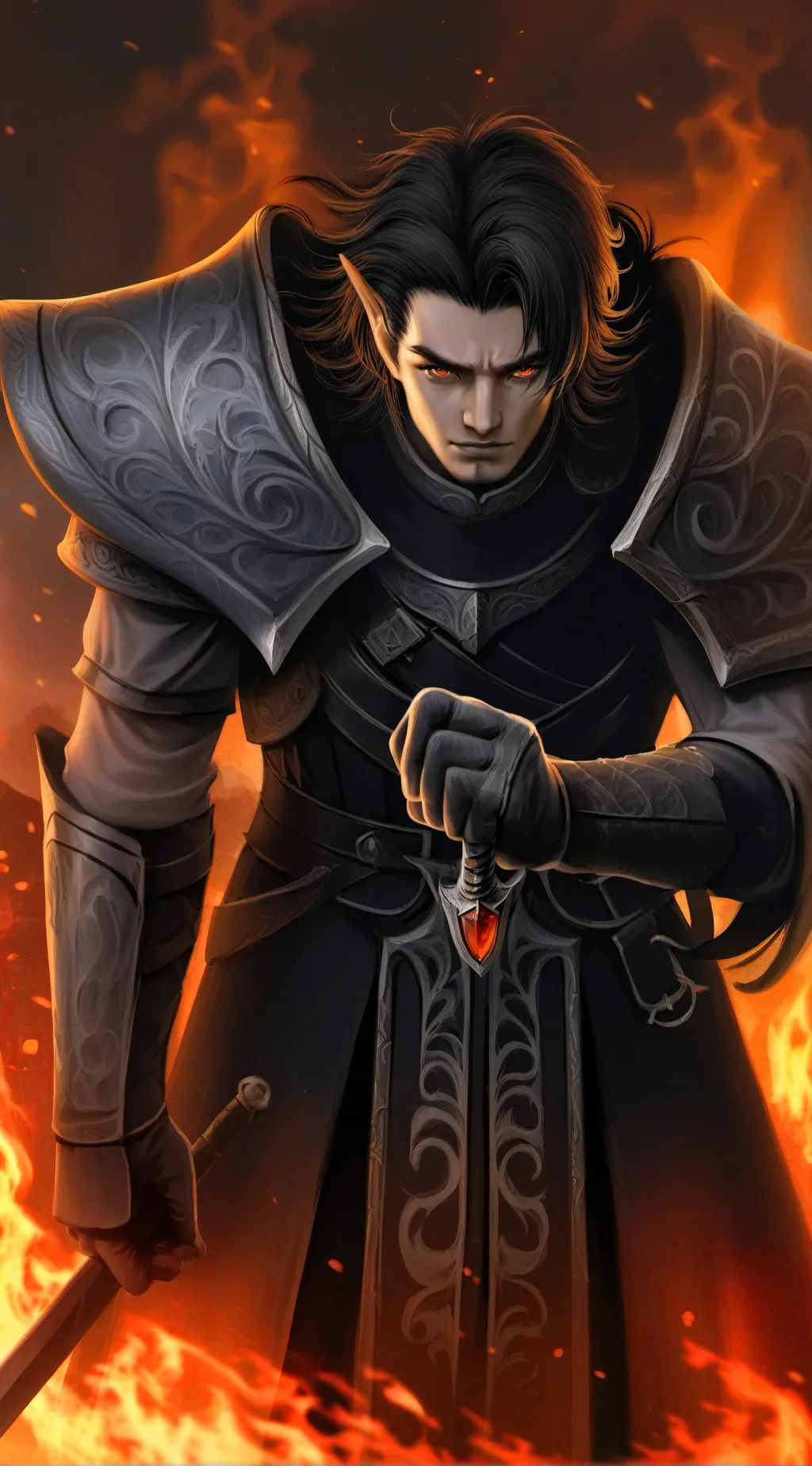 ai character: soul reaper  background