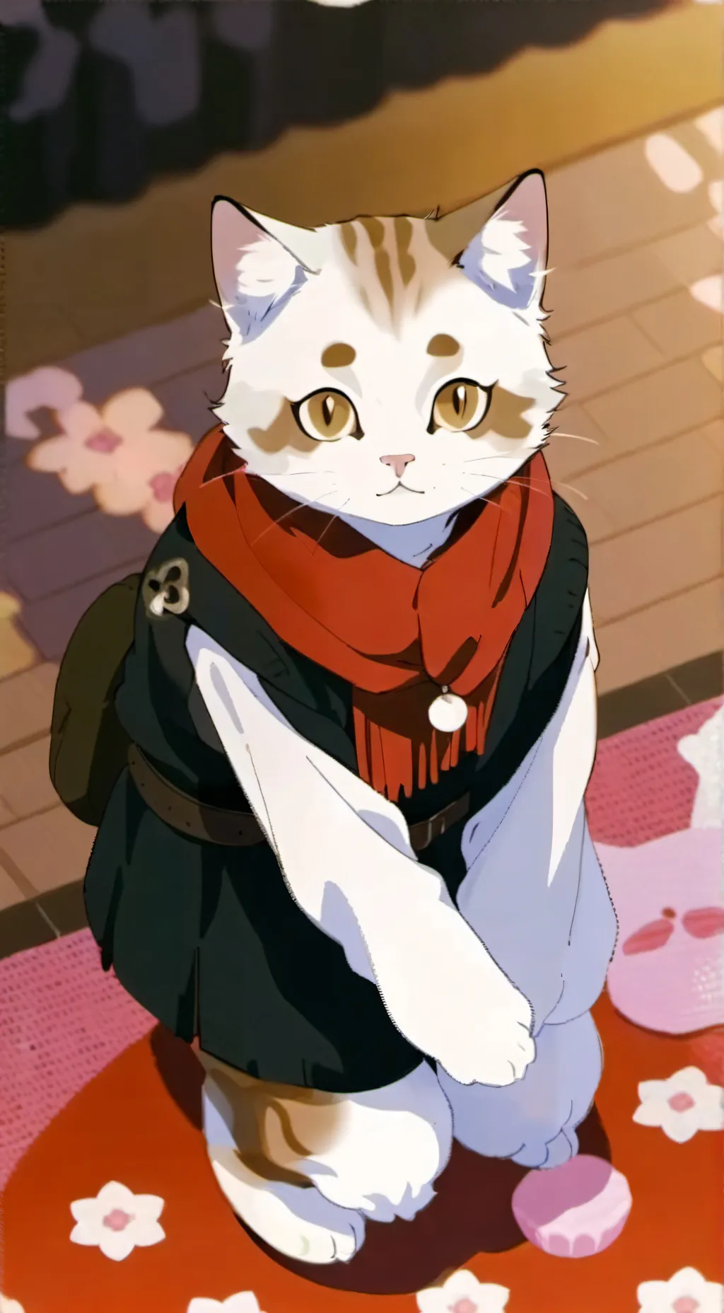 ai character: Cat meme ahh thing background