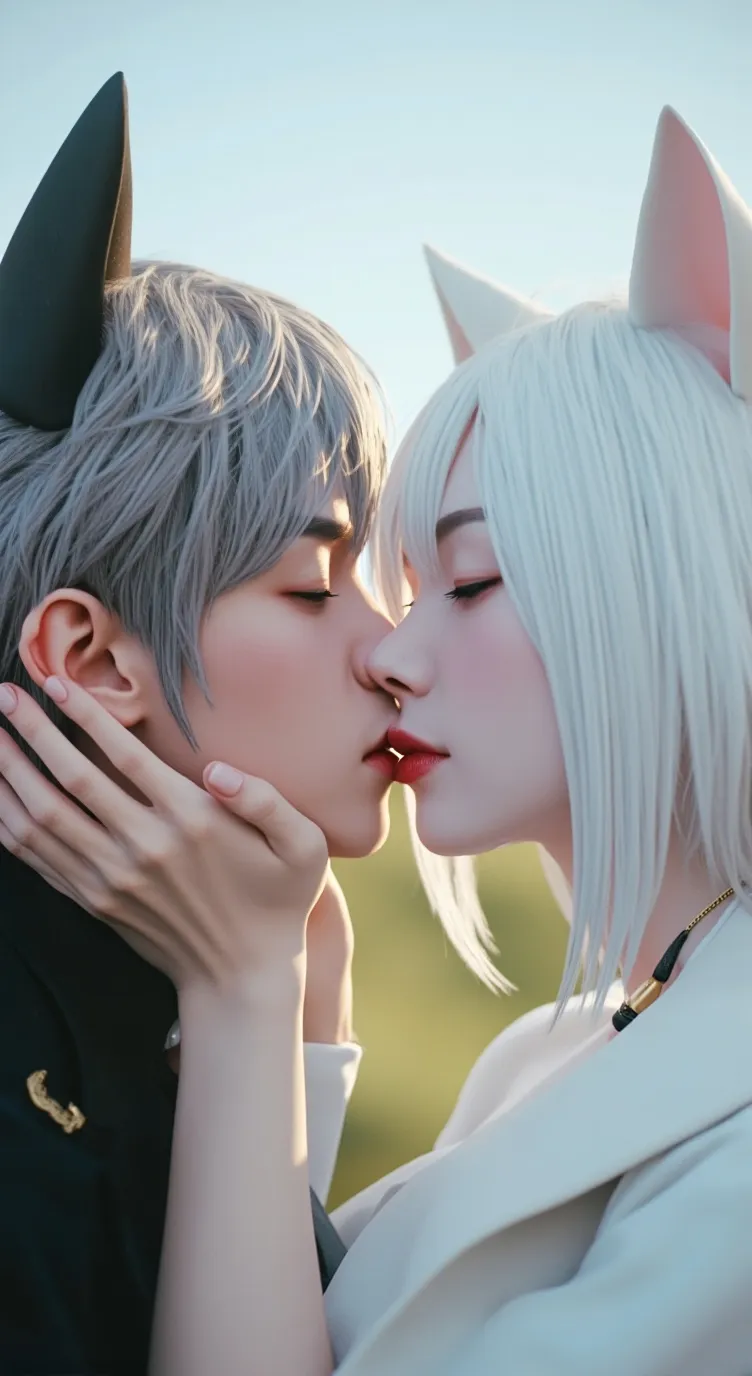 ai character: Wenda x Gray background