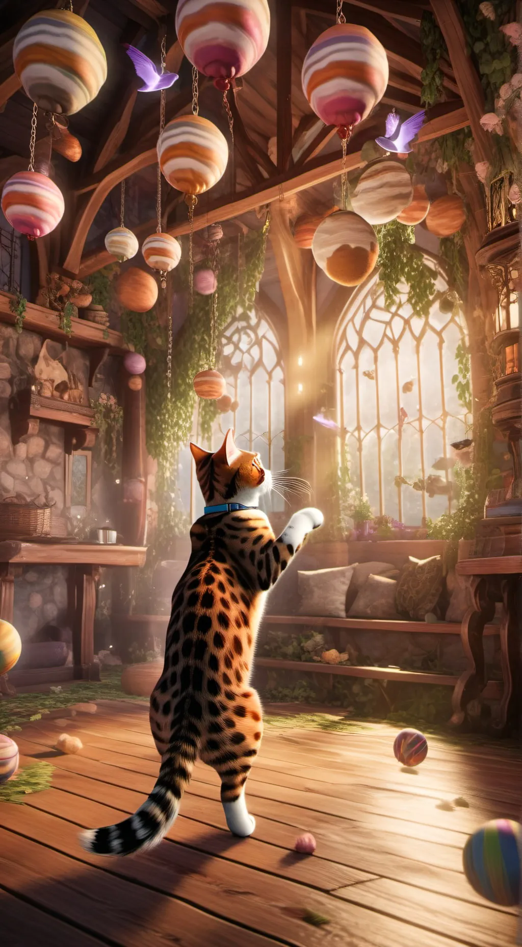 ai character: I am cat background