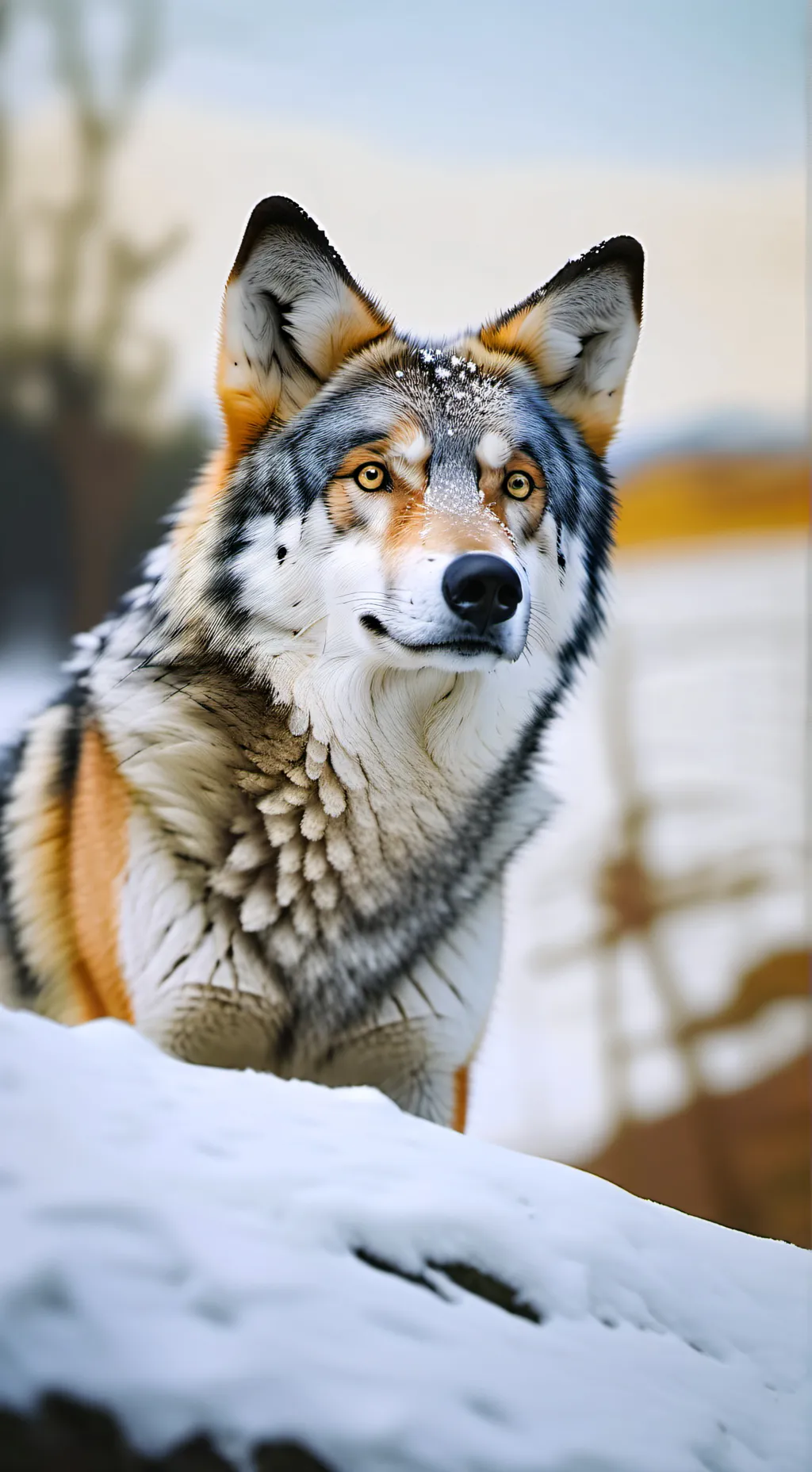 ai character: 🐺 lobo y sus beb. background
