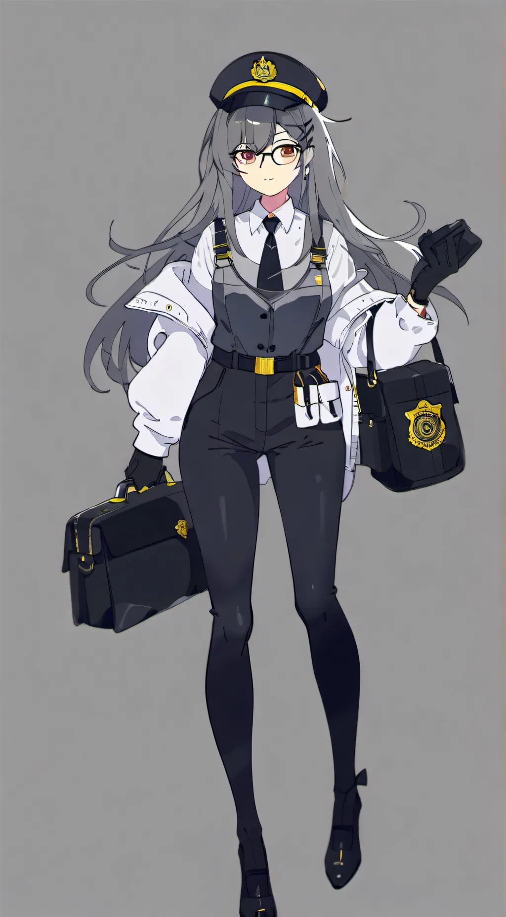 ai character: Elieen the police background