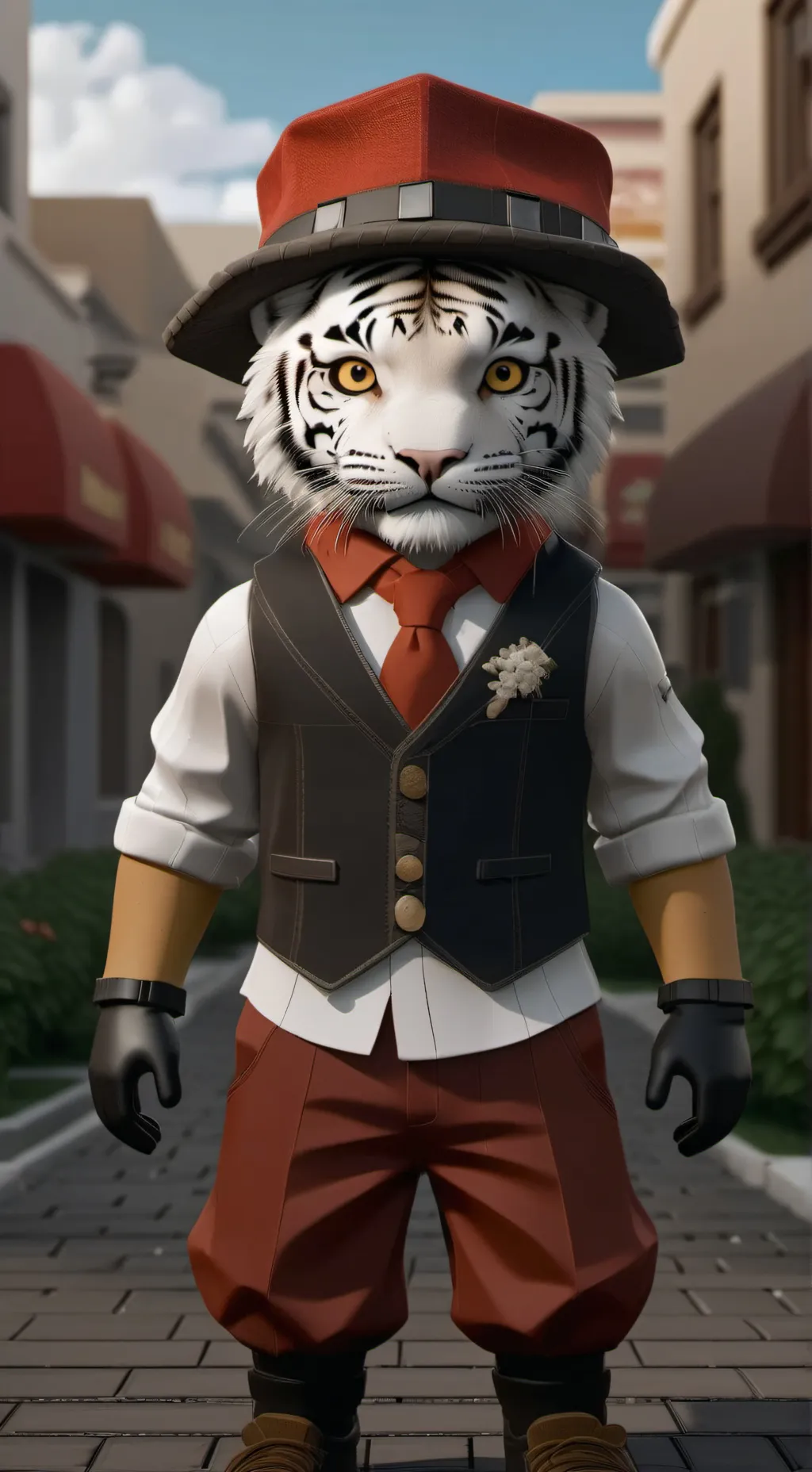 ai character: Roblox The Admin  background