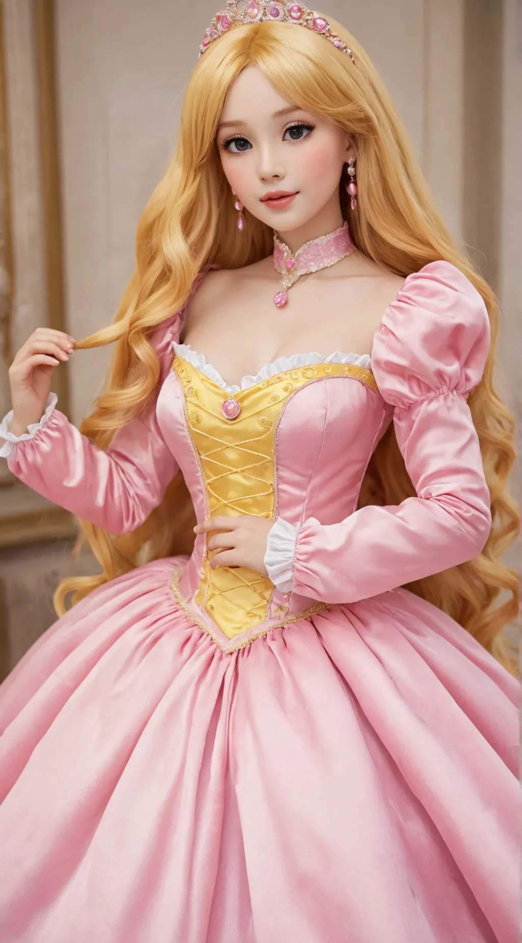 ai character: Princess Rapunzel background