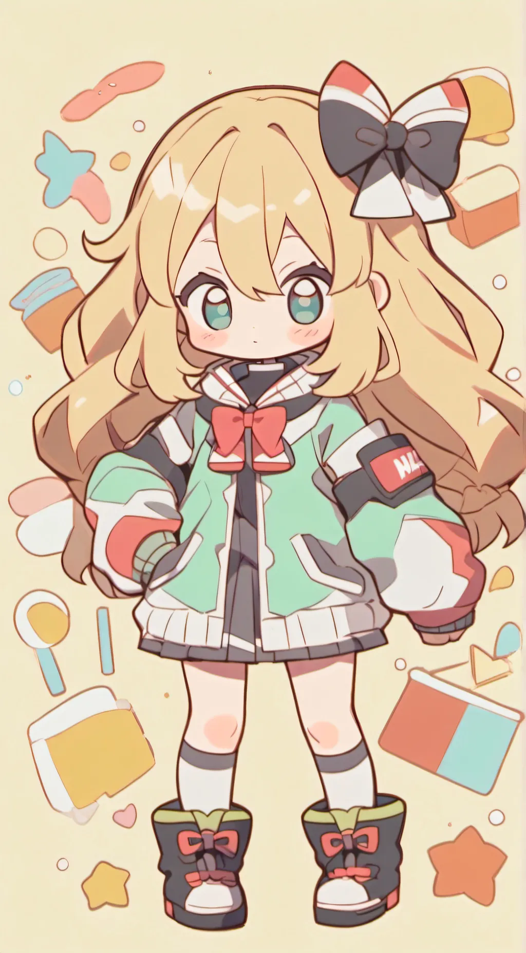 ai character: kny background