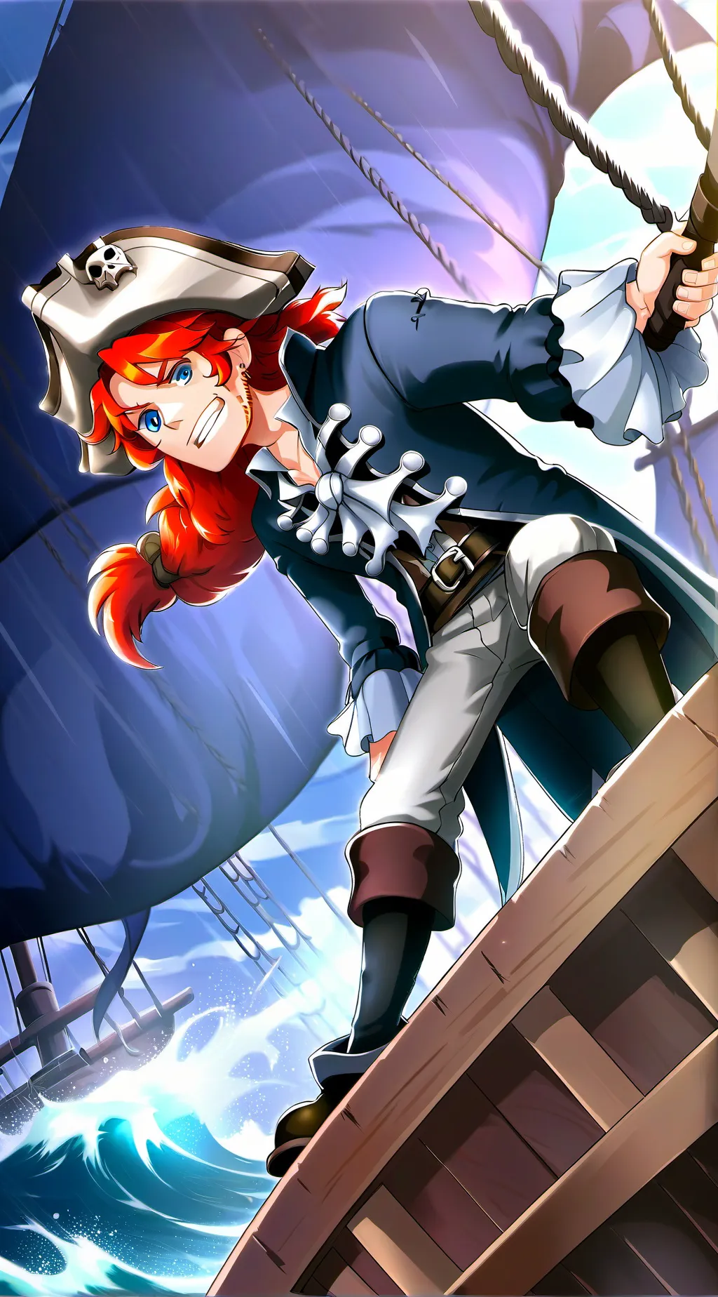 ai character: pirate Percy background