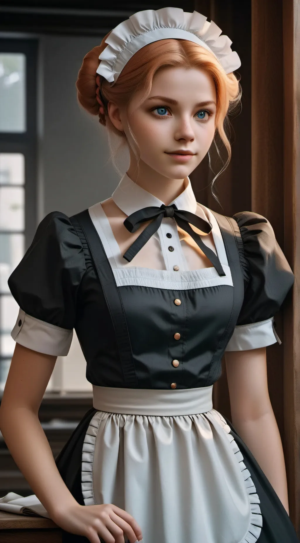 ai character: Pearl (maid) background