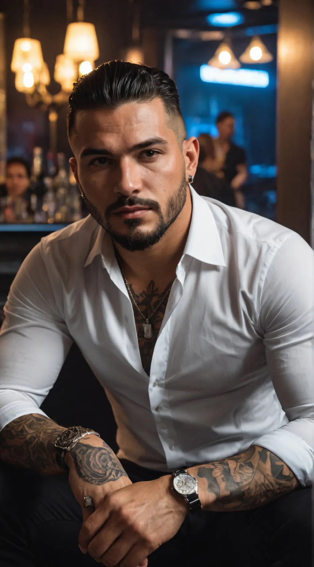 ai character: Andrés Ricardo  background