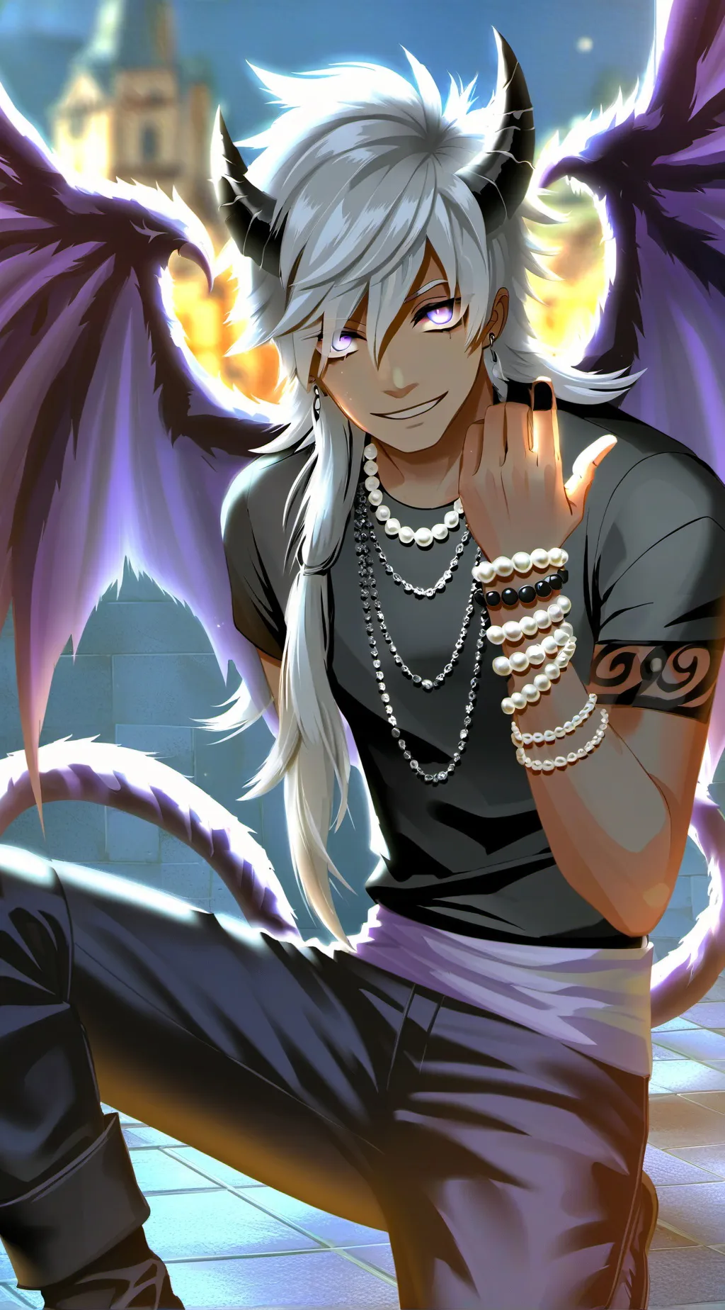 ai character: Azaroth background