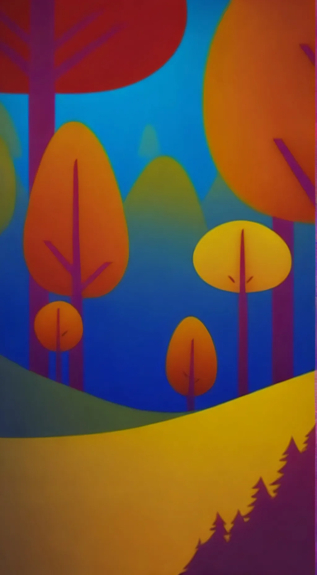 ai character: A FORESSTTTTŦTTTTT background