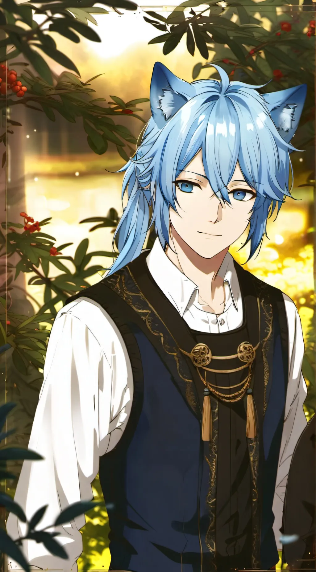 ai character: Raine of SOTA background