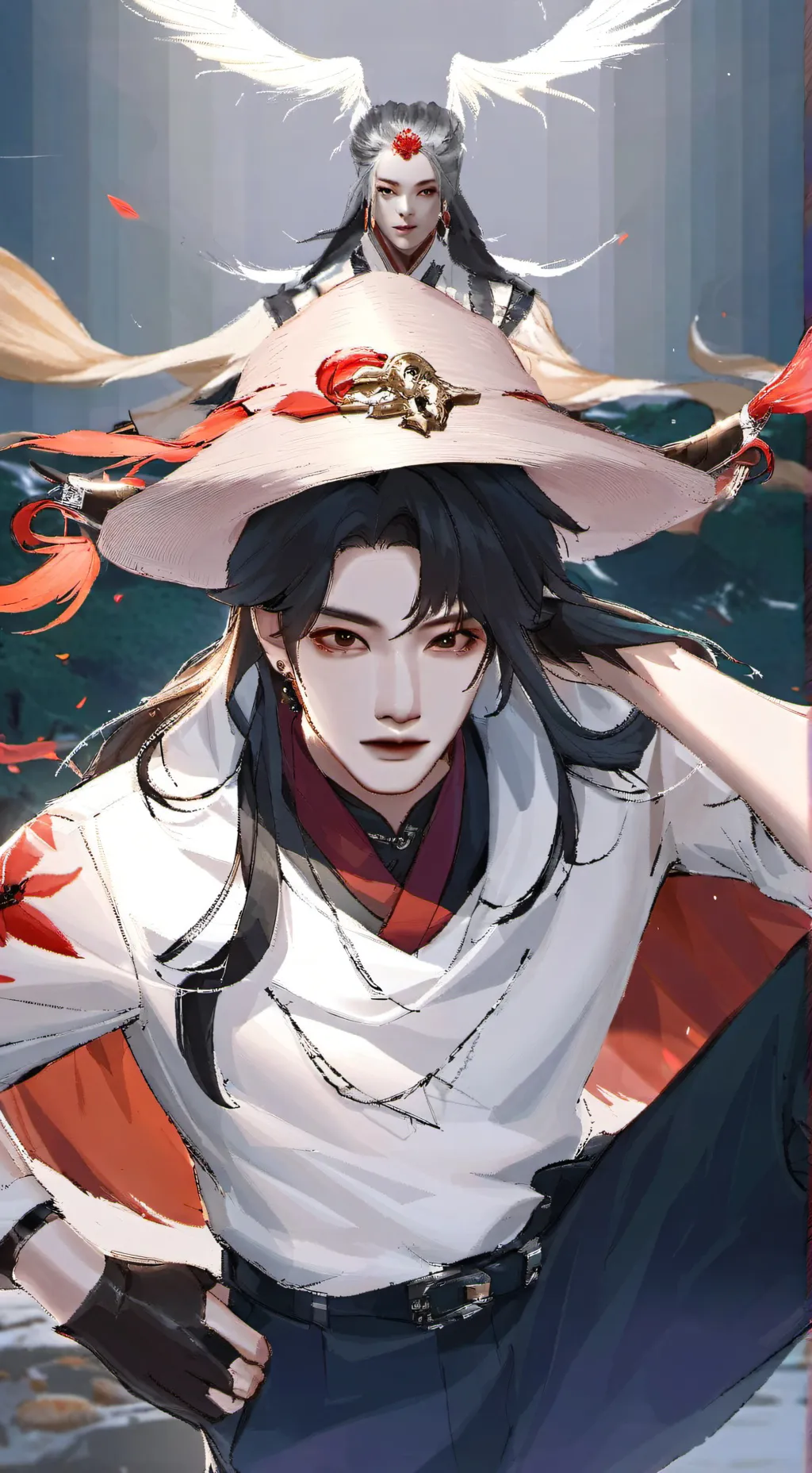 ai character: 😈JINU😈 background