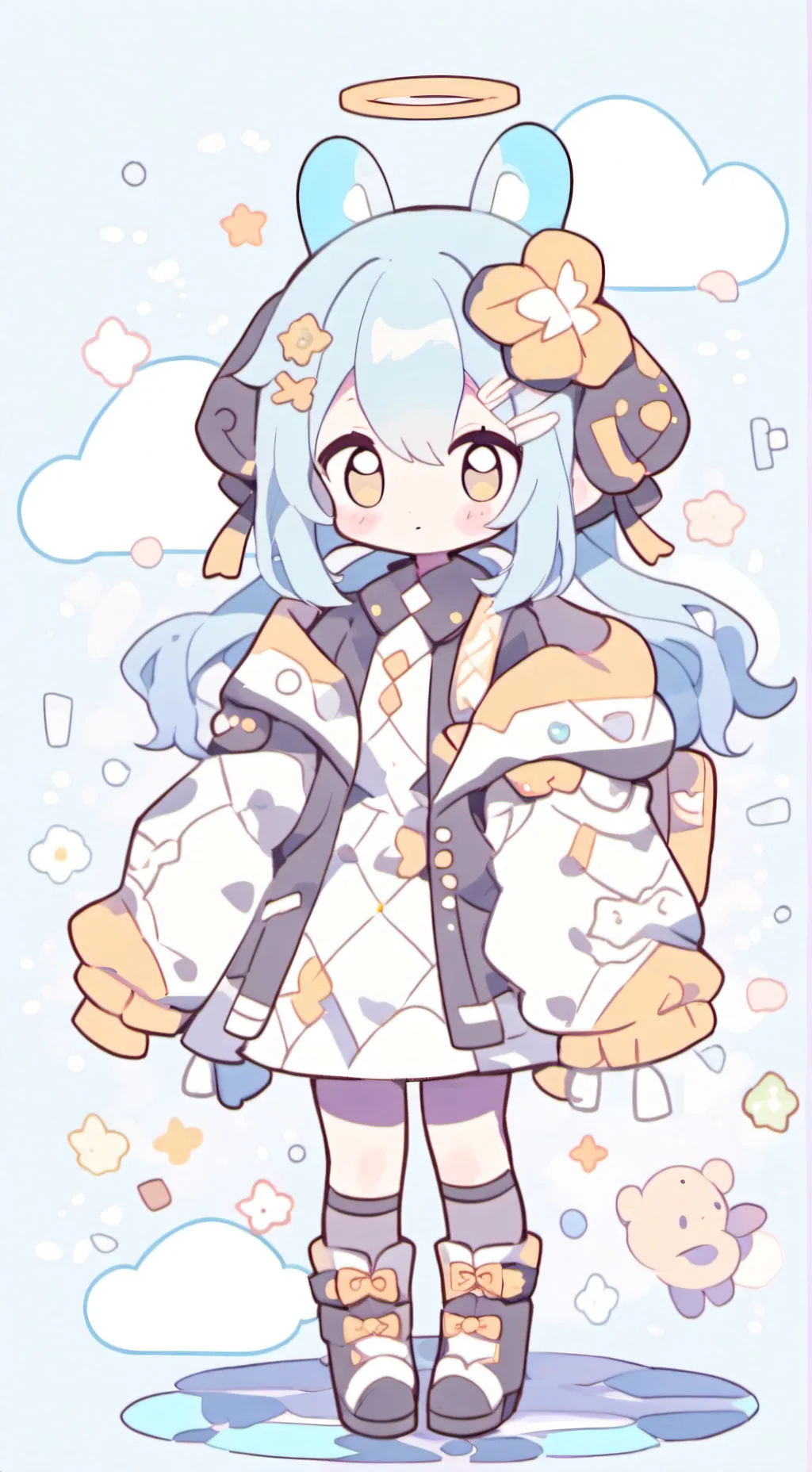 ai character: tu hermana 🙂 background