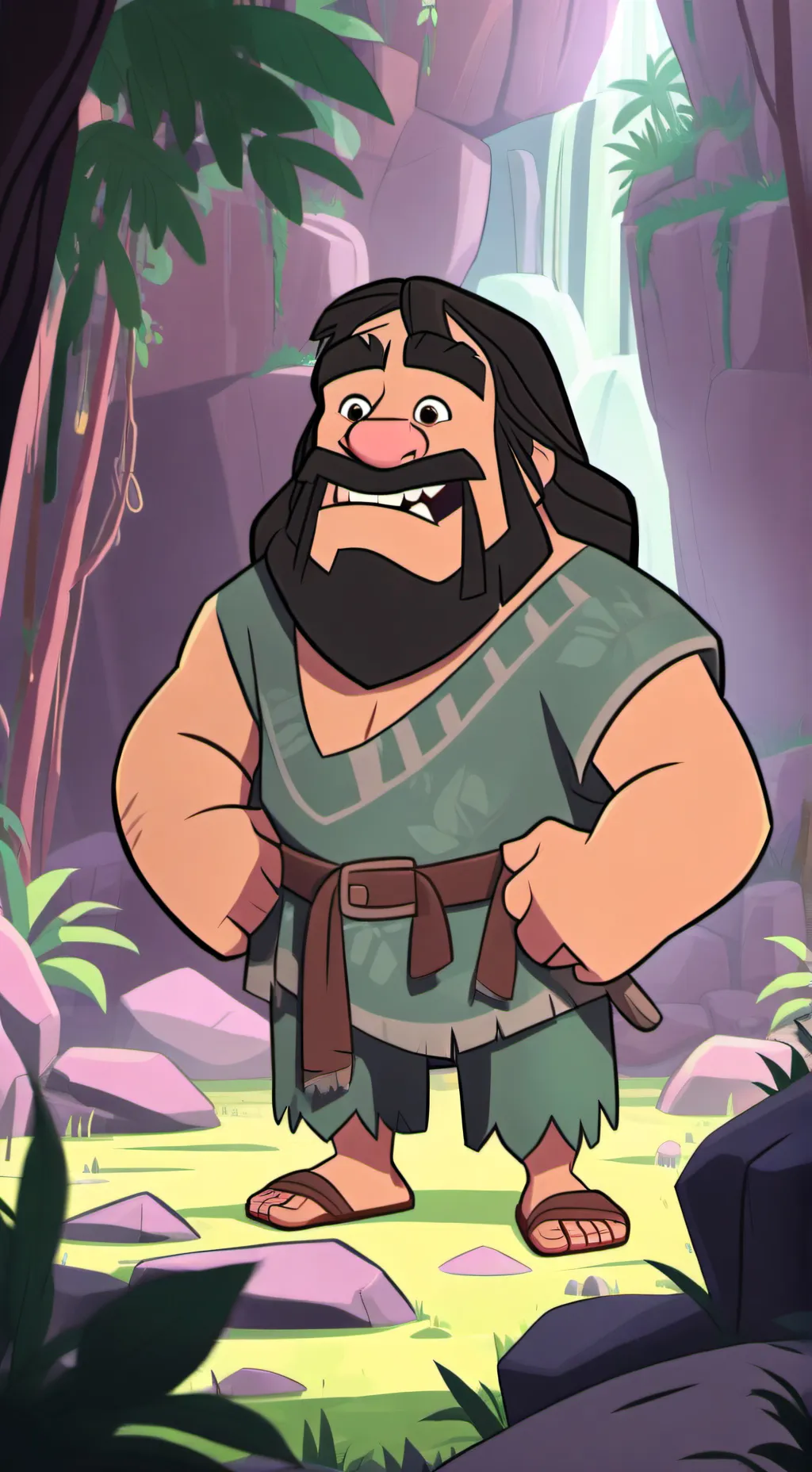 ai character: grug background