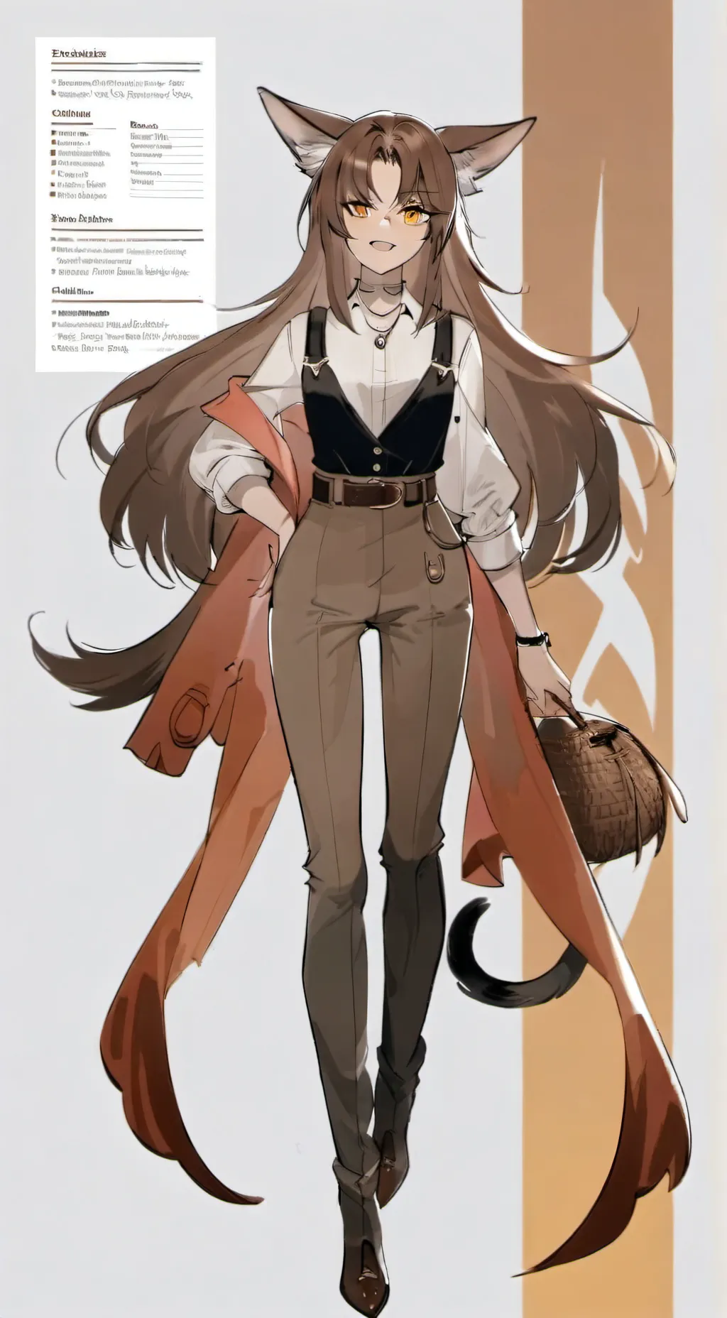 ai character: Hailey  background