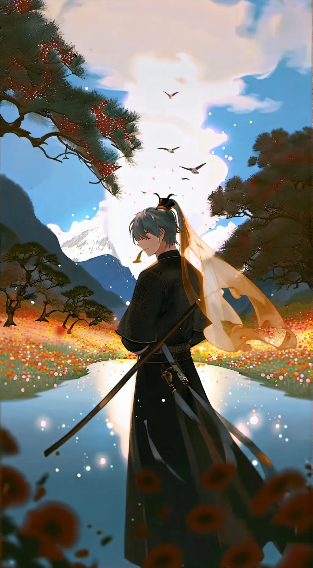 ai character: baby saja  background