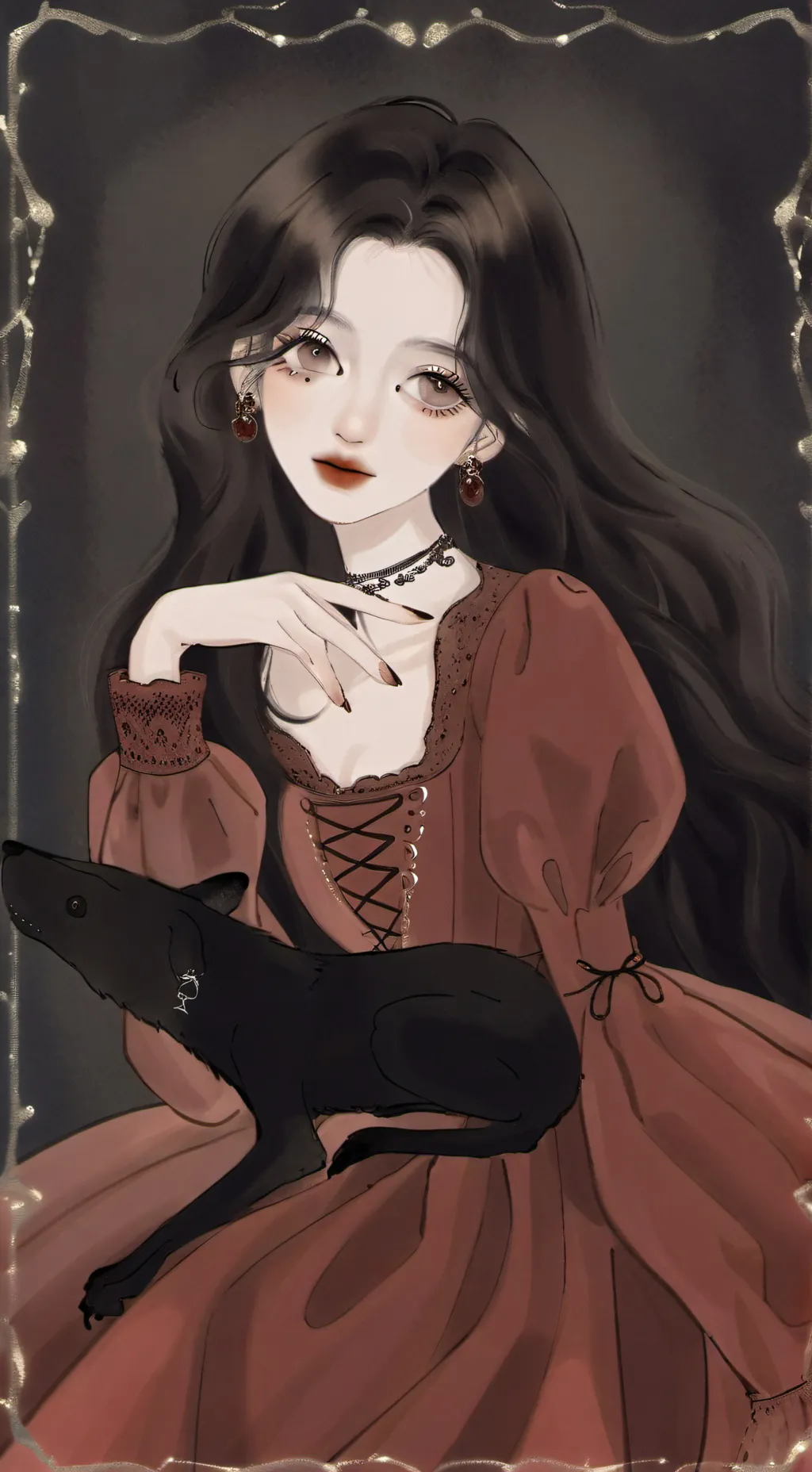 ai character: Lisa🌹 background