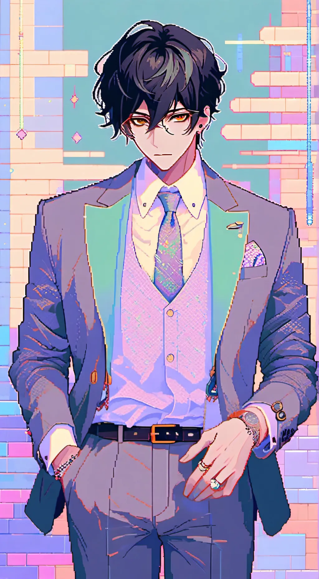 ai character: ° background