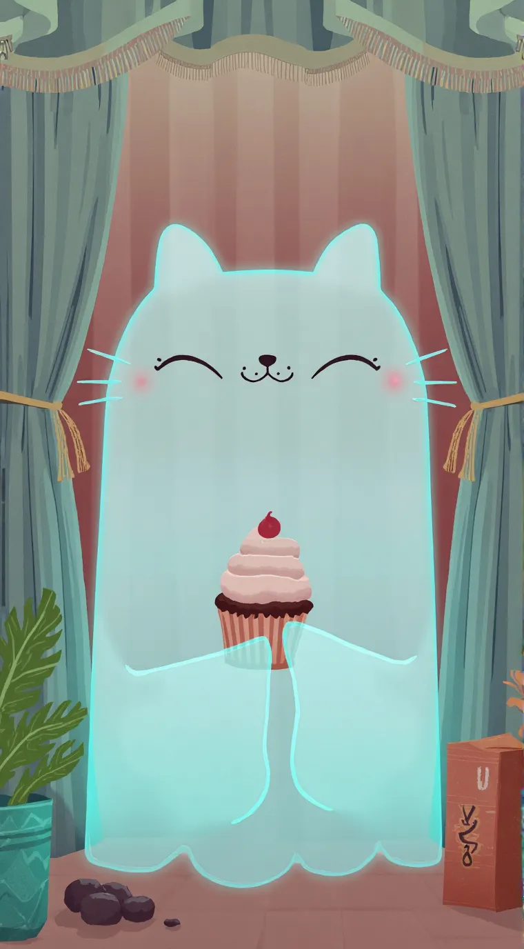 ai character: Cupcake :3 background