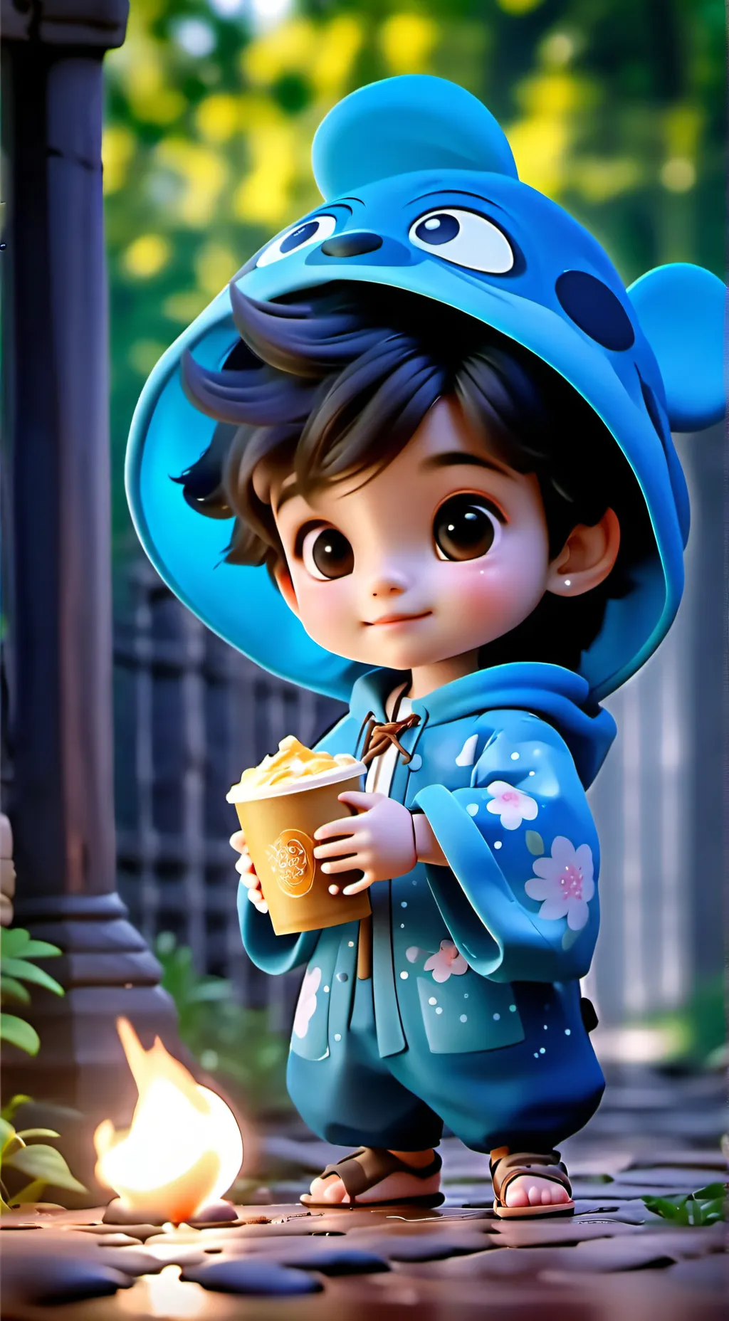 ai character: Baby Nexus background