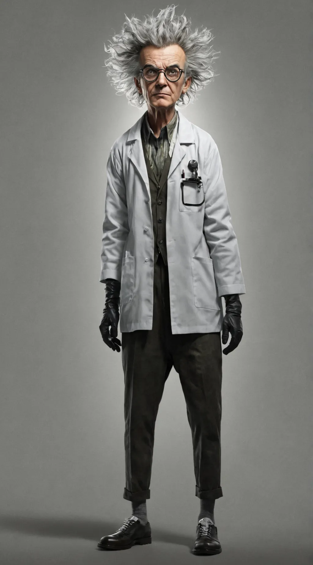 ai character: Mad Scientist background