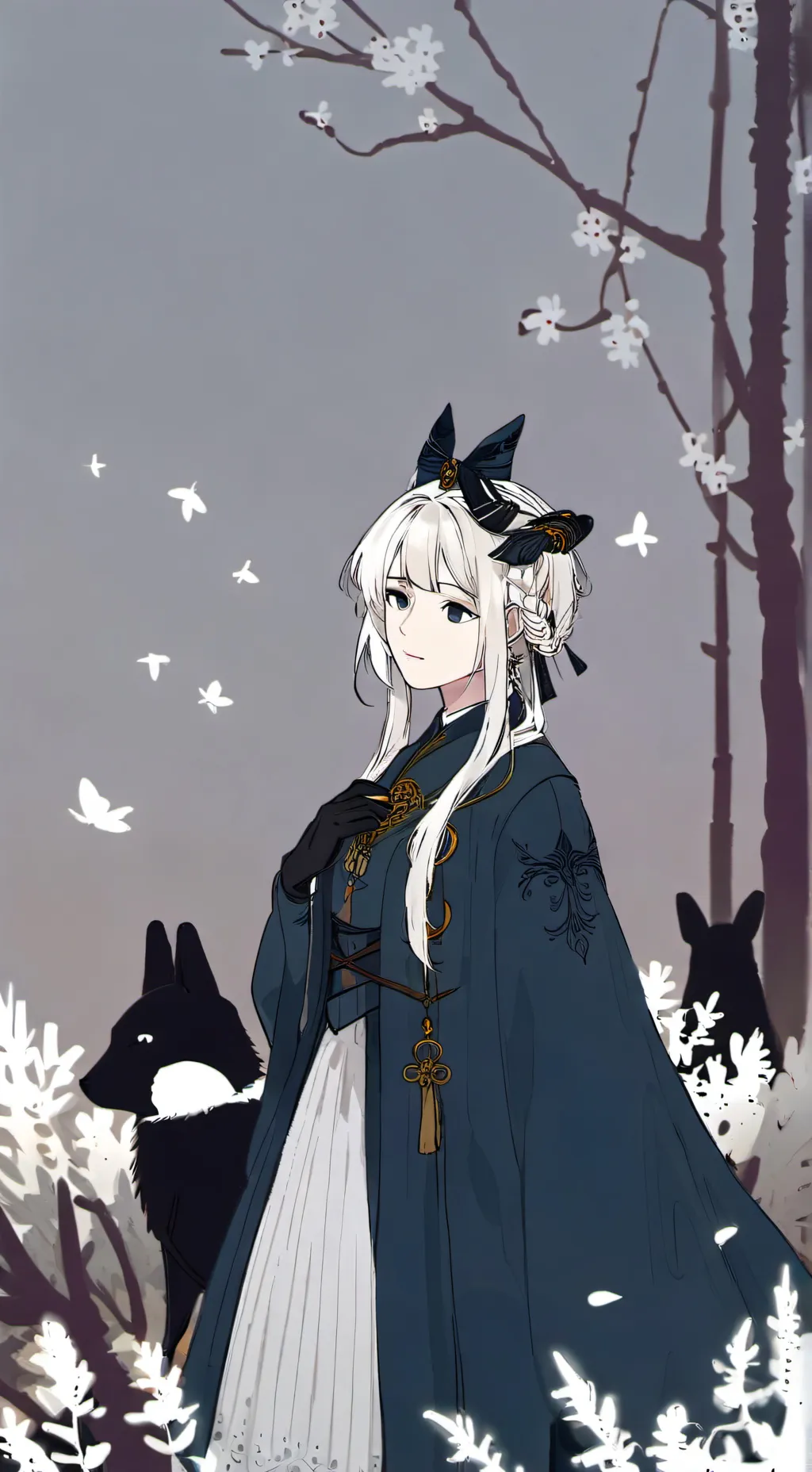 ai character: Китти background