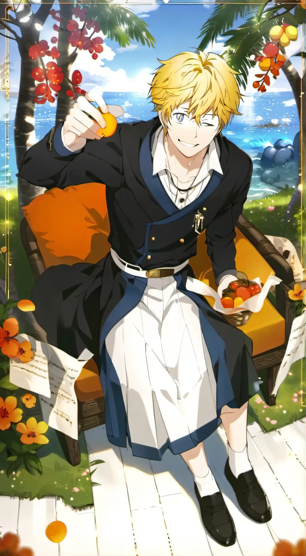 ai character: Naruto sasuke background