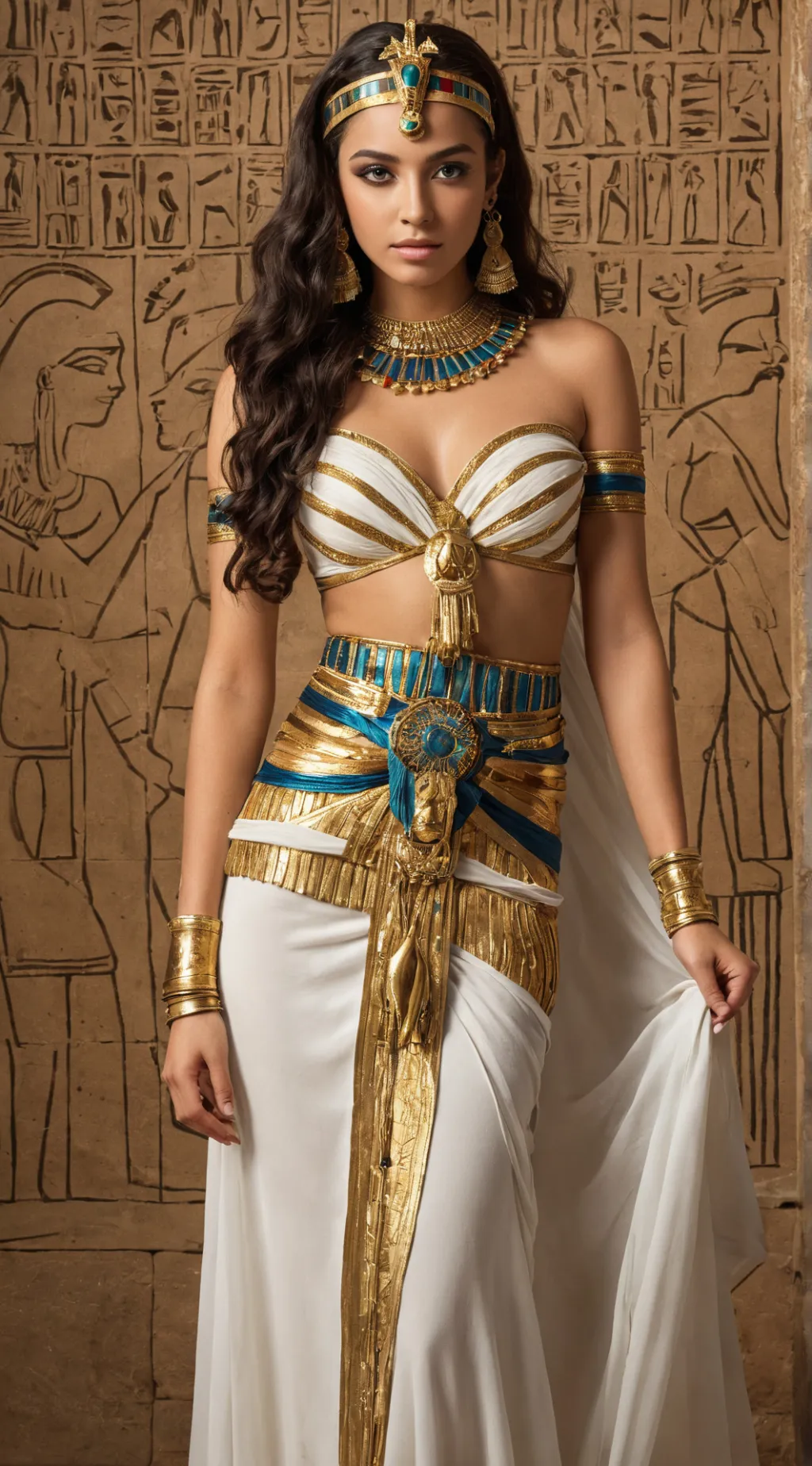 ai character: CLEOPATRA background