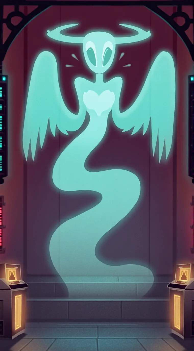 ai character: Призрак background