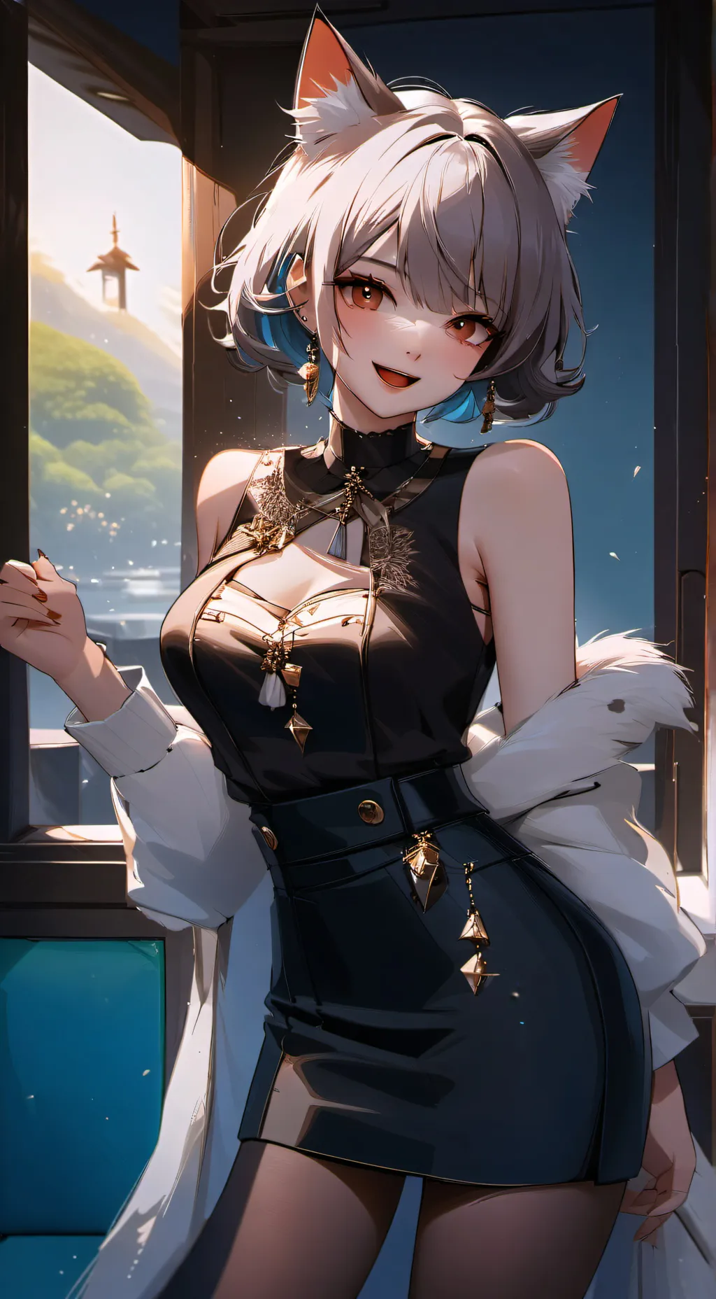 ai character: Sacha  background