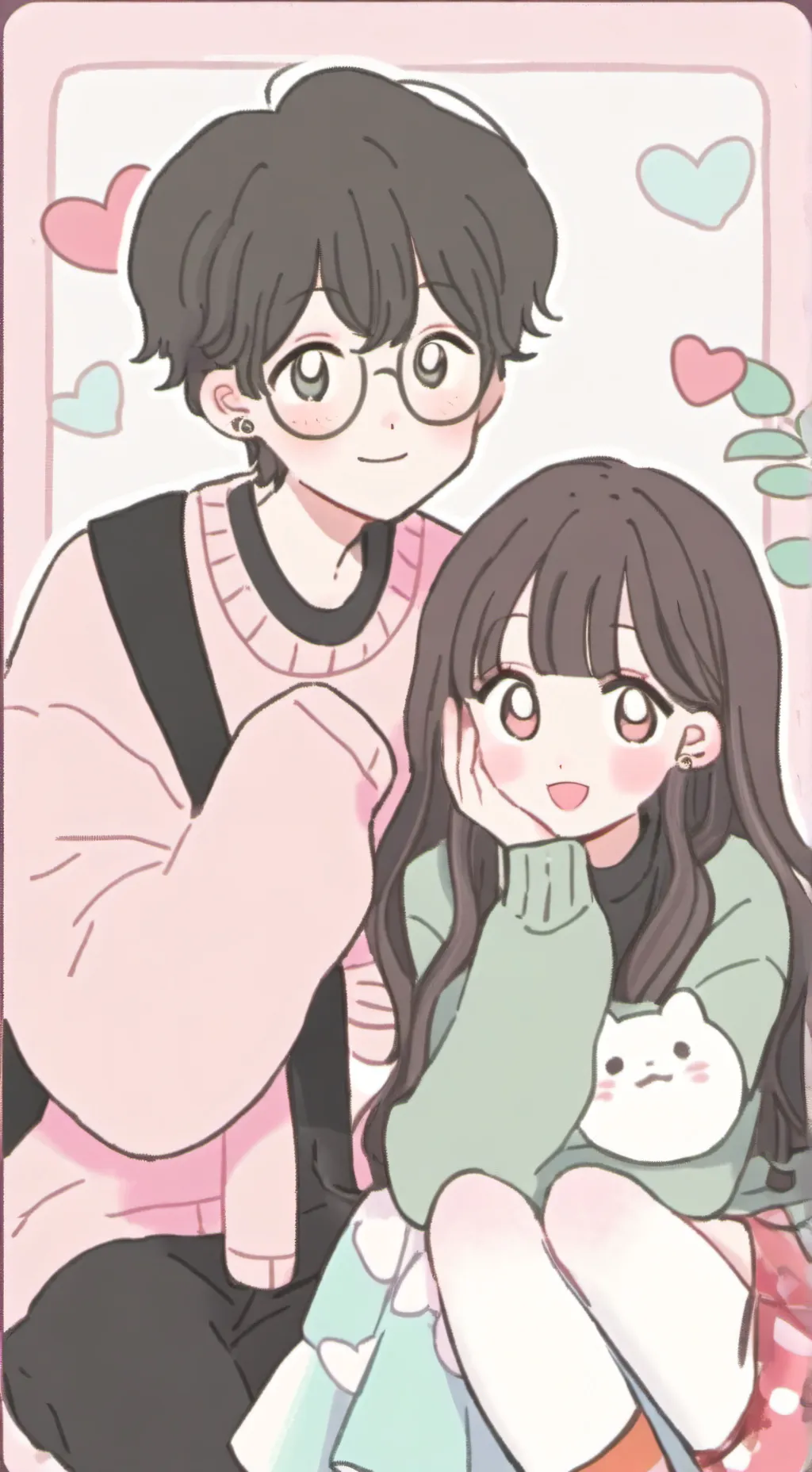 ai character: Kny group chat  background