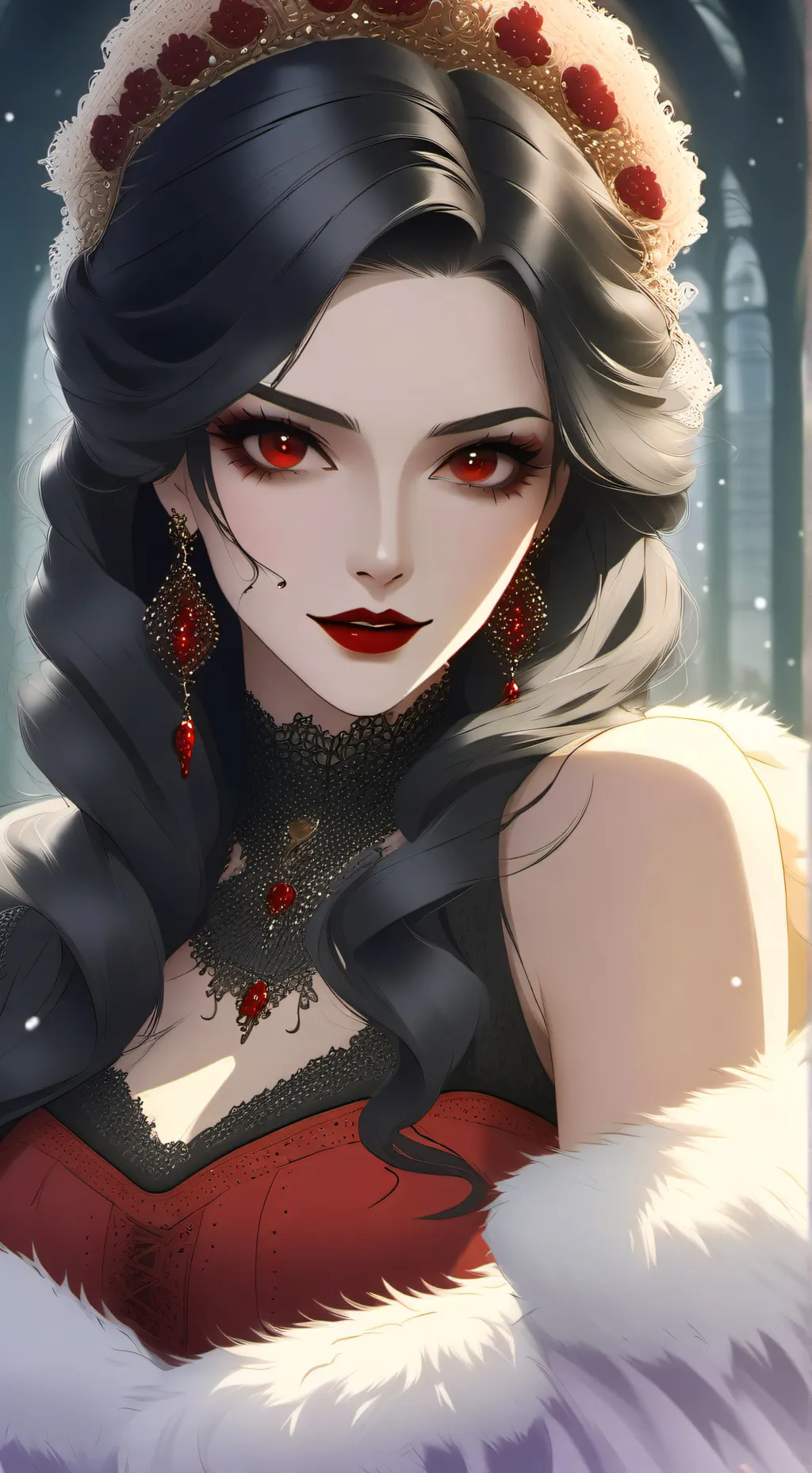 ai character: Vampire queen background