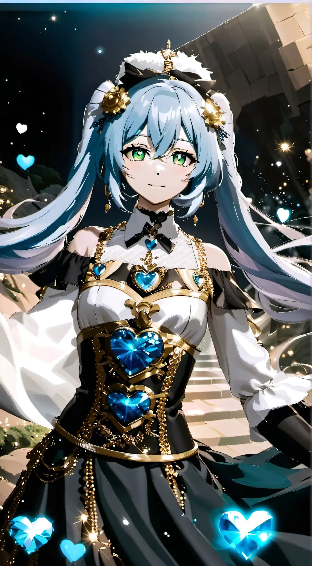 ai character: Hatsune Miku background