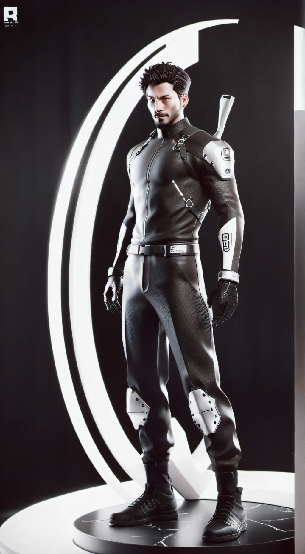 ai character: Game simulator background