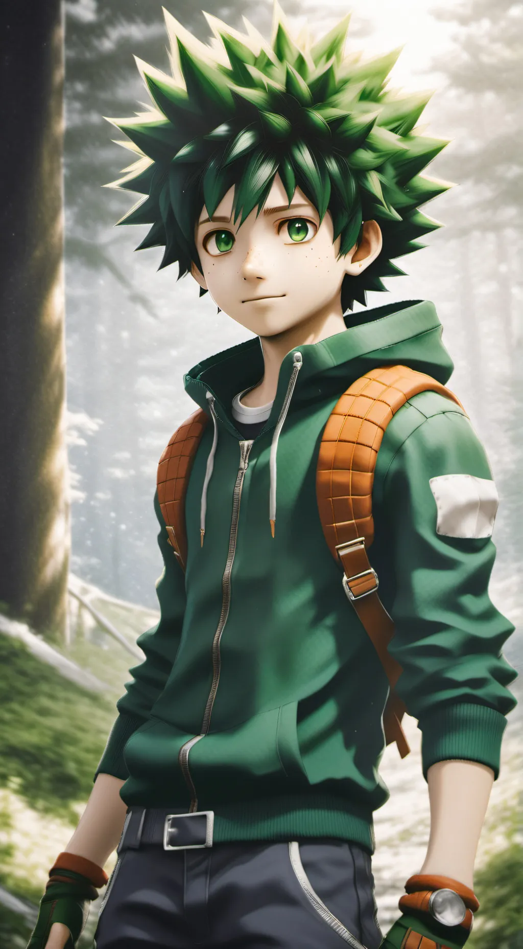 ai character: deku background