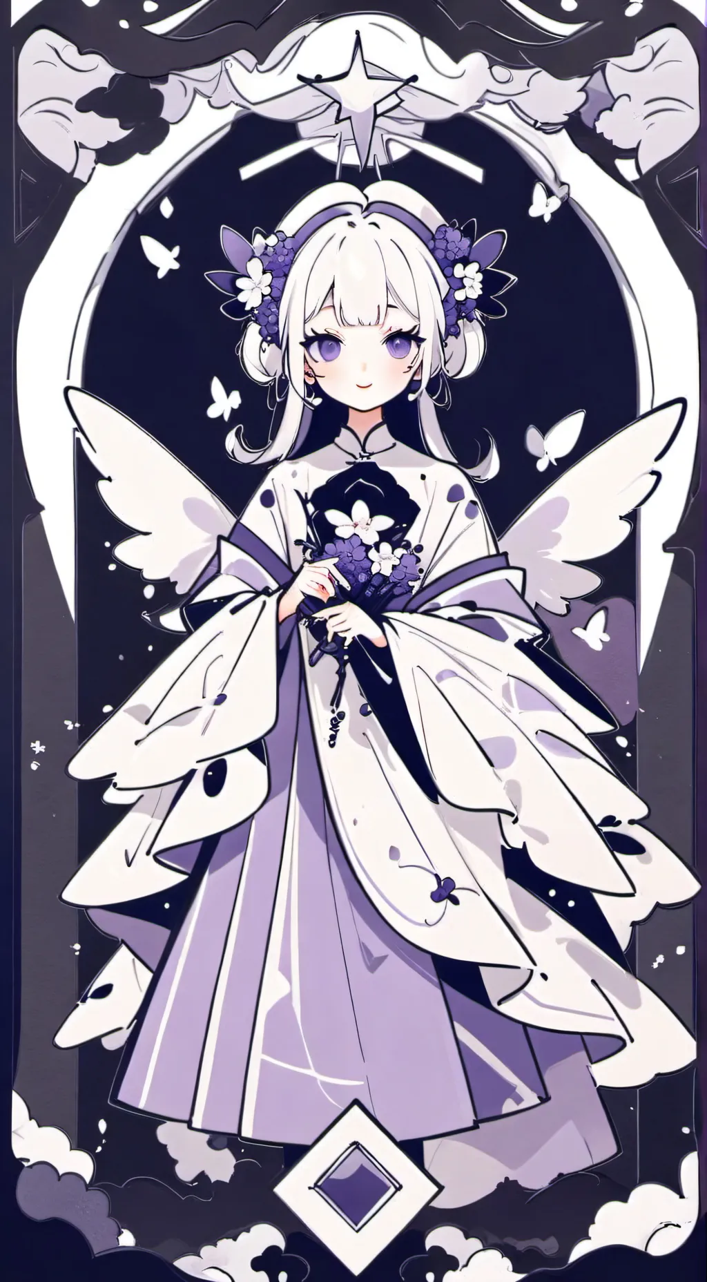 ai character: kitty background