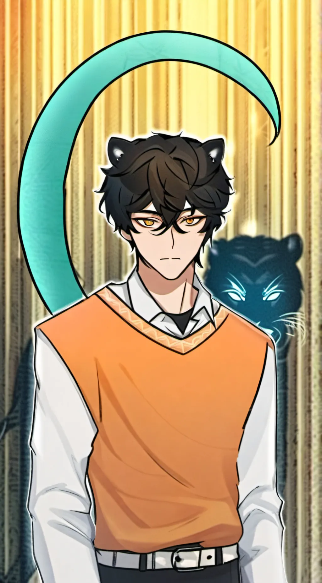 ai character: - Luca - background