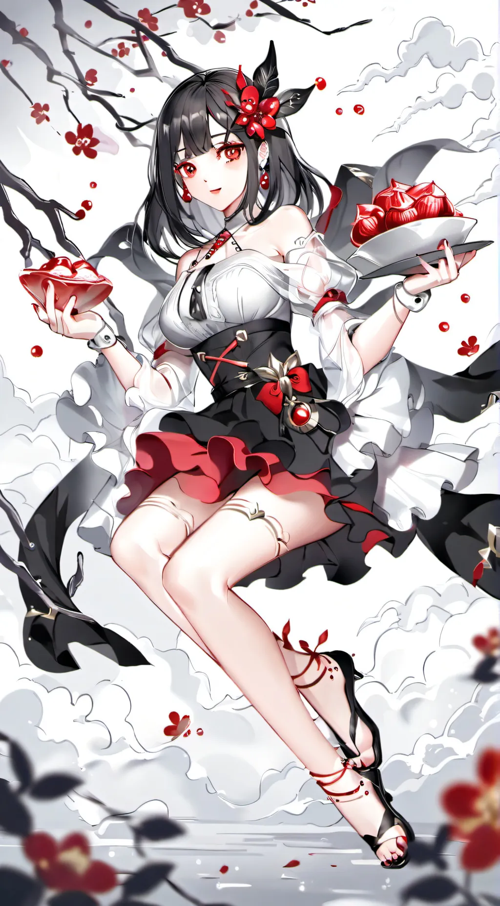 ai character: Shellyy plush background