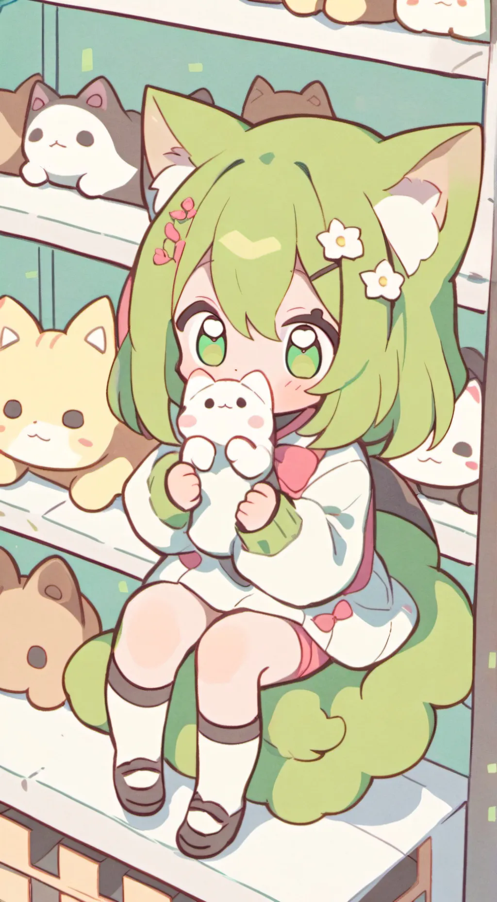 ai character: Clingy baby  background