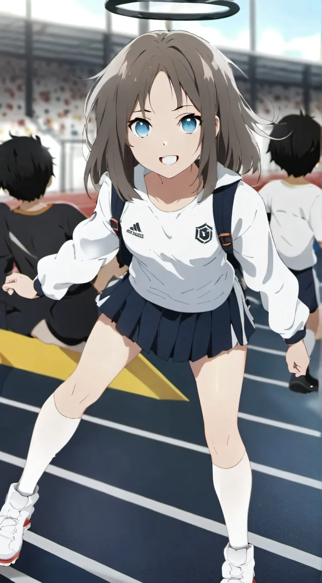 ai character: MHA sports day??? background