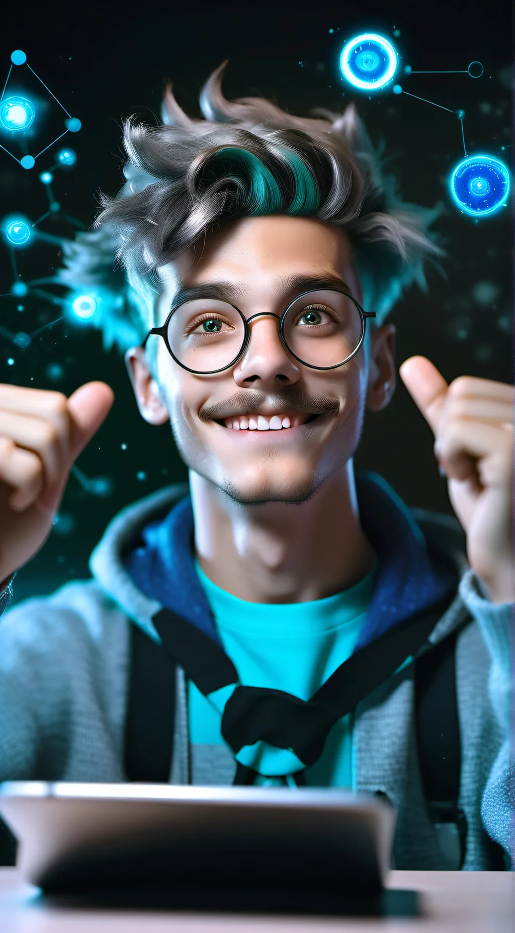 ai character: Dr. QuokkaMemes background