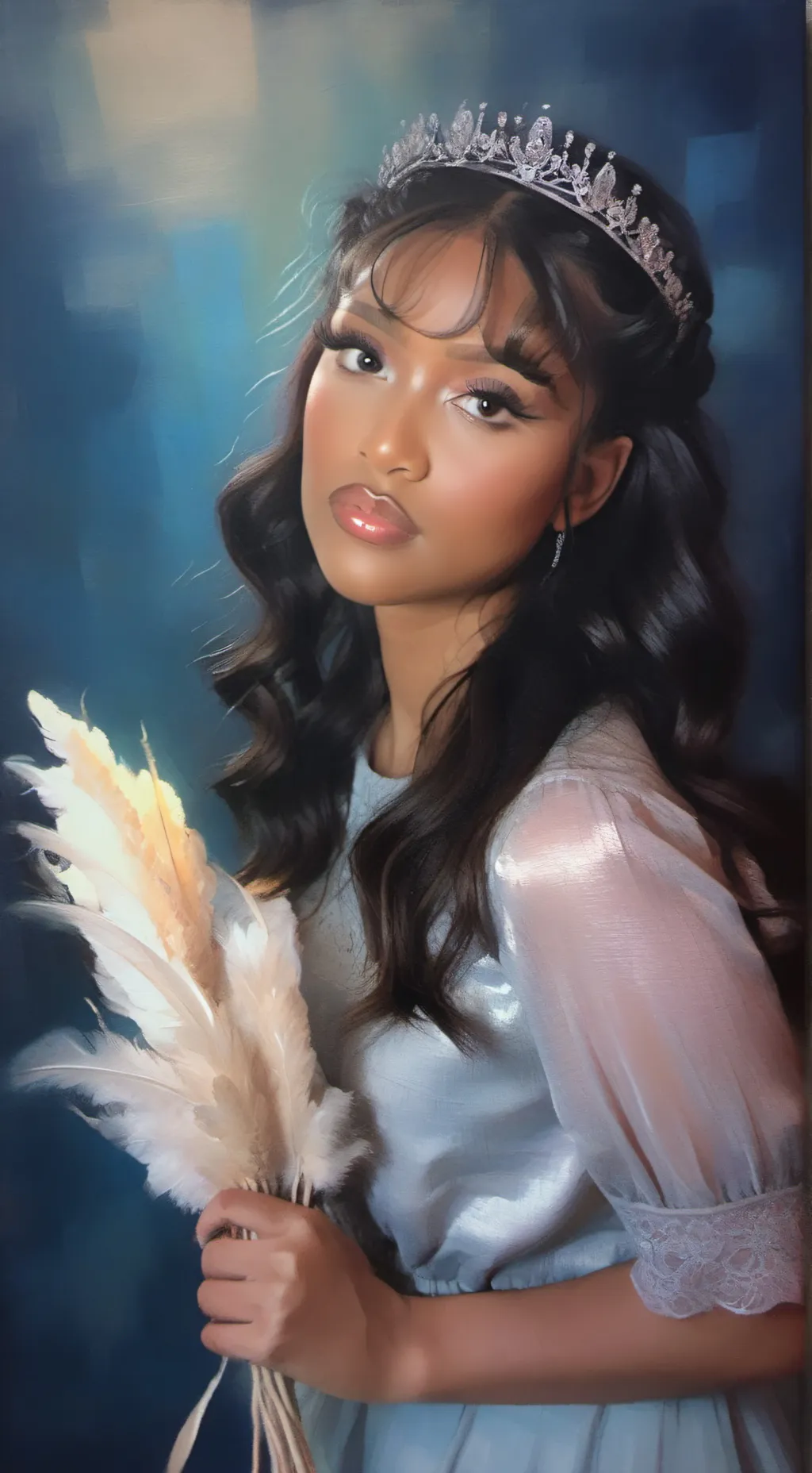 ai character: Valerie  background