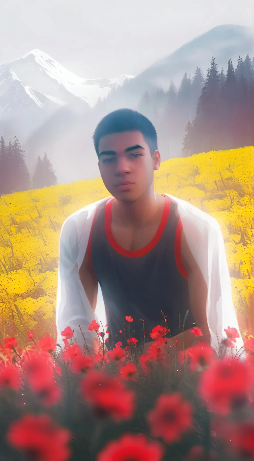 ai character: Max Henry  background