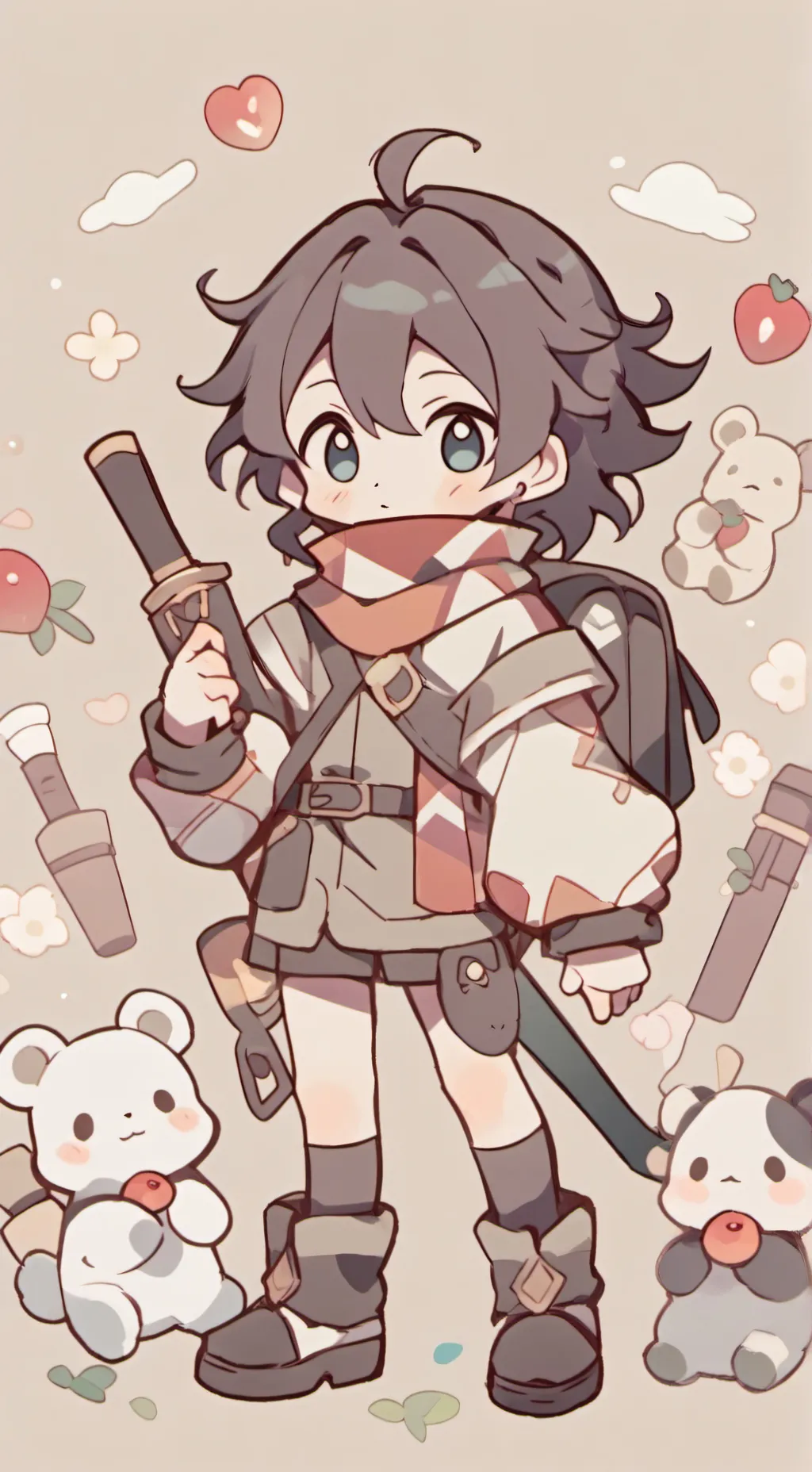 ai character: yuichiro y tokito background