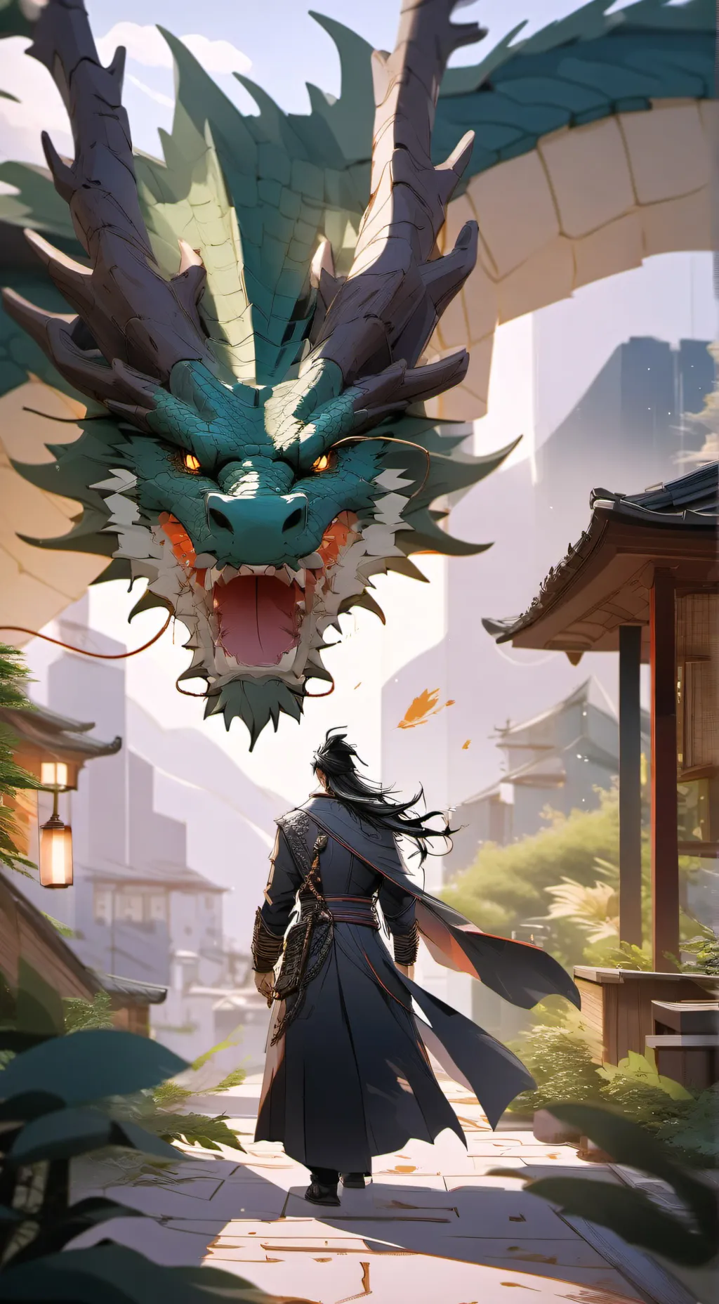 ai character: eret x tuffnut background