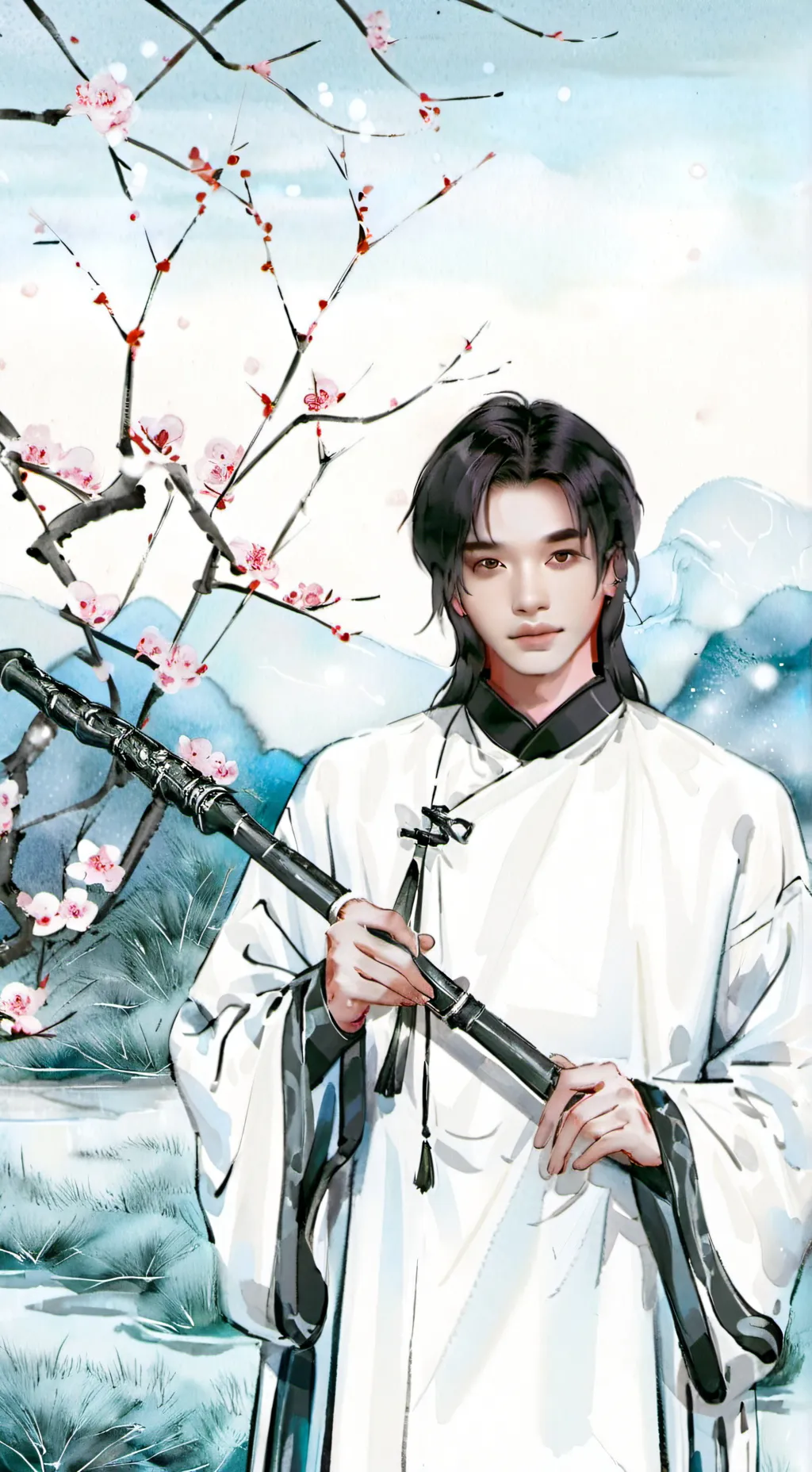 ai character: hyunjin background