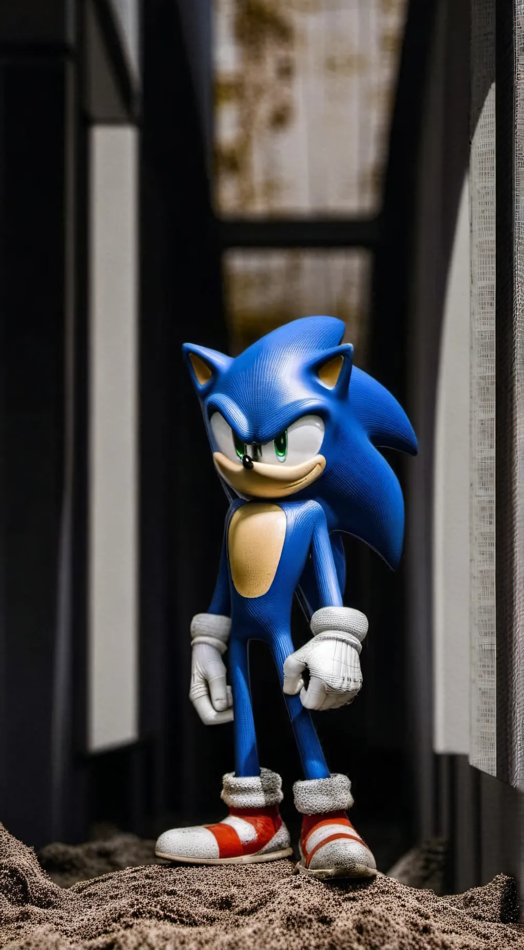 ai character: Sonic  background