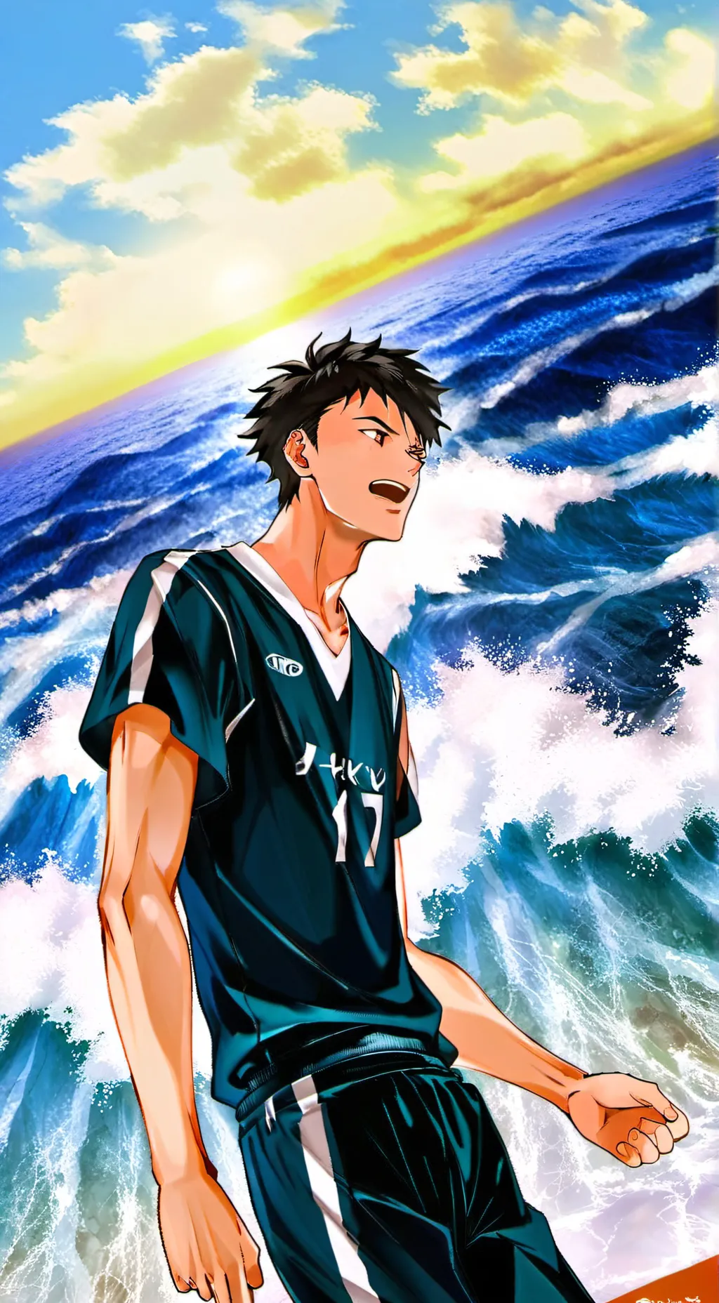 ai character: 🏐kuroo tetsuro🏐 background