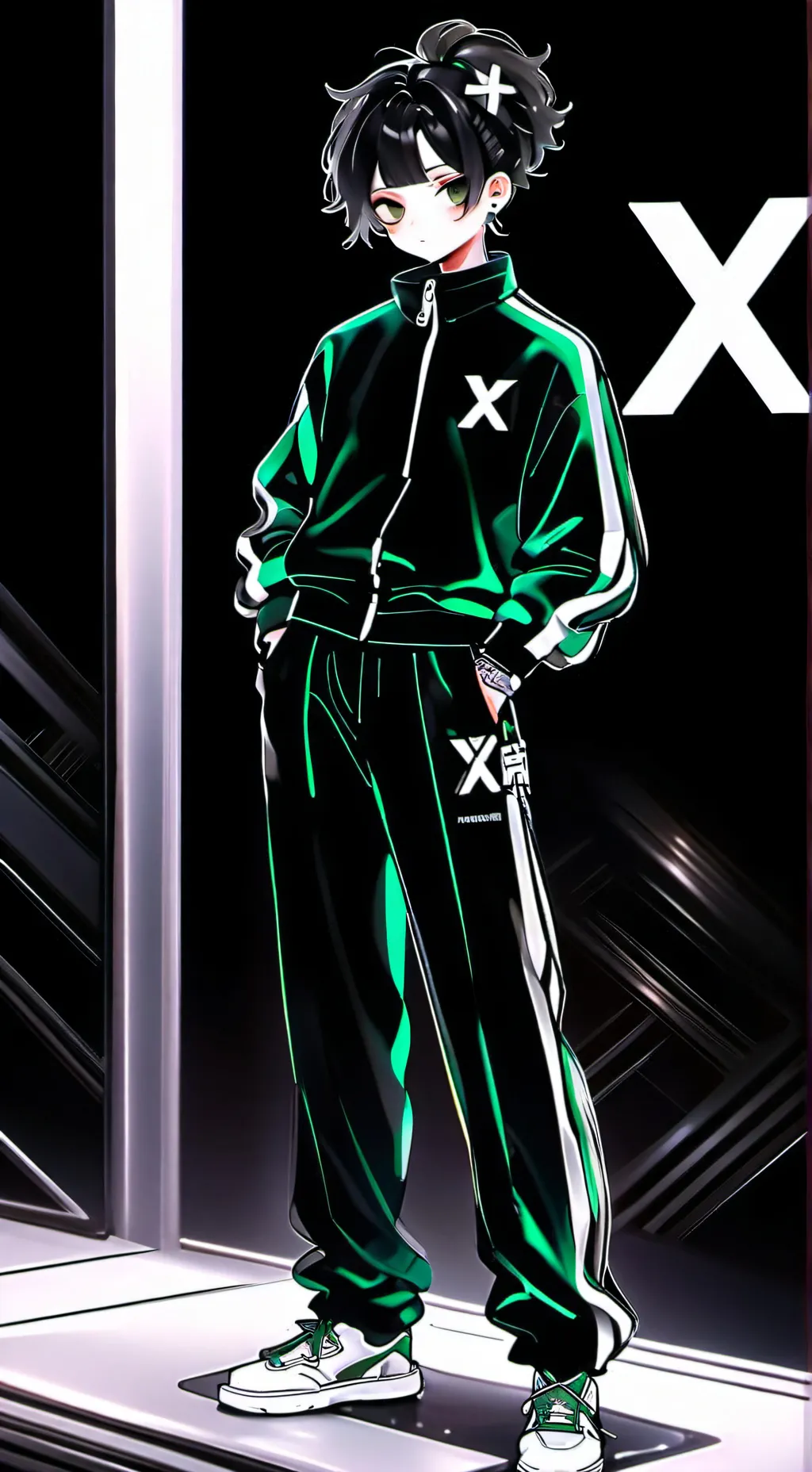 ai character: Jun hee background